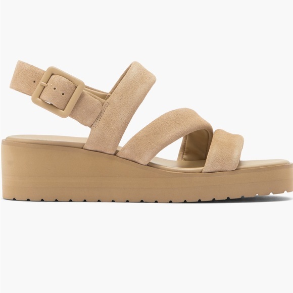 Vince Light Tan Skylar Lightweight Platform Sandals - Picture 4 of 10